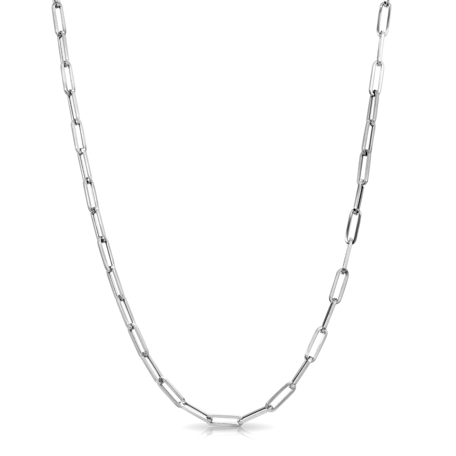 14k Classic Paperclip Chain Necklace