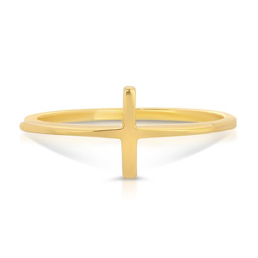 Gold Cross Ring